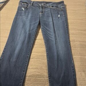 Apt. 9 Women's Straight Leg Jeans - Dark Blue